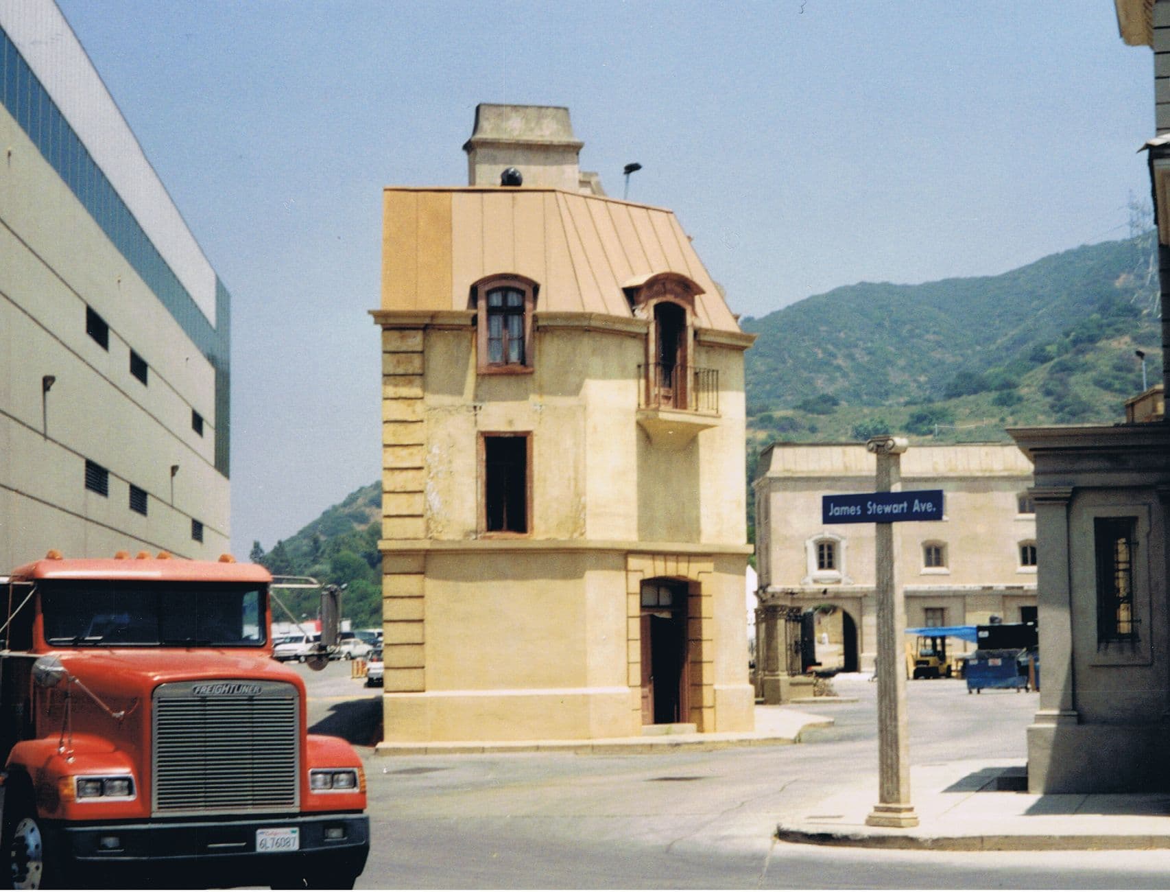 Film studio lot in Hollywood